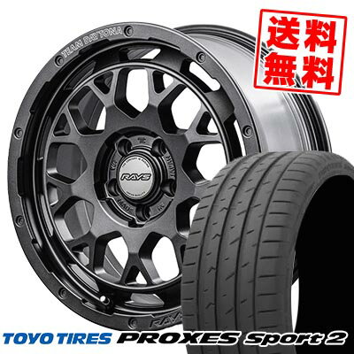 225/40R18 92Y XL トーヨータイヤ PROXES Sport2 TEAM DAYTONA M9+ SPEC M サマータイヤホイール4本セット 【取付対象】