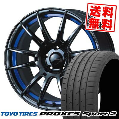 225/40R18 92Y XL トーヨータイヤ PROXES Sport2 WedsSport SA-62R サマータイヤホイール4本セット 【取付対象】