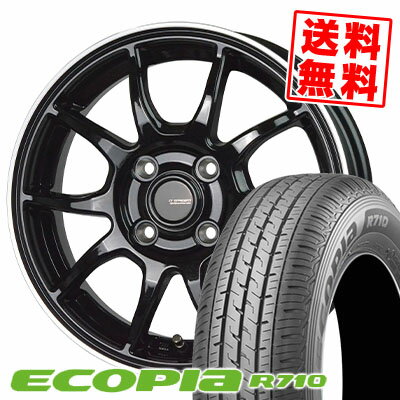145/80R12 86/84N BRIDGESTONE ֥¥ȥ ECOPIA R710 ԥ R710 G-SPEED P-06...