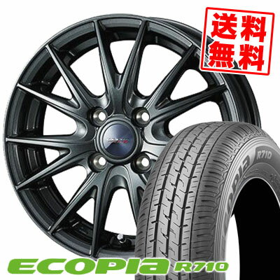 145/80R12 80/78N BRIDGESTONE ブリヂストン ECOPIA R710 エコピア R710 VELVA SPORT2 ヴェルヴァ スポルト2 サマータイヤホイール4本セット