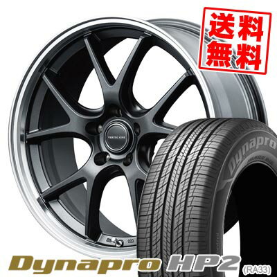 225/55R18 98H ハンコック Dynapro HP2 RA33 VERTEC ONE EXE5 Vselection サマータイヤホイール4本セット 