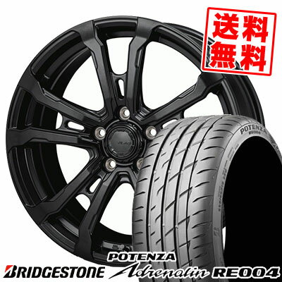 245/45R18 100W BRIDGESTONE ブリヂストン POTENZA Adrenalin RE004 ポテンザ アドレリン RE004 HI-BLOCK VILAS ハイブロック ヴィラス サマータイヤホイール4本セット