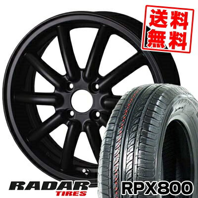 165/70R14 81T レーダー RPX800 ALGERNON Fenice RX1 サマータイヤホイール4本セット 【取付対象】