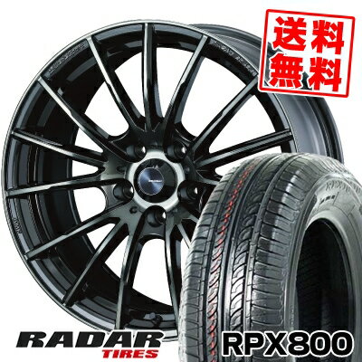 205/55R16 94W XL レーダー RPX800 WedsSport SA-35R サマータイヤホイール4本セット 【取付対象】