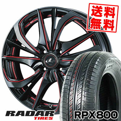 195/40R17 81W XL レーダー RPX800 weds LEONIS TE サマータイヤホイール4本セット 【取付対象】