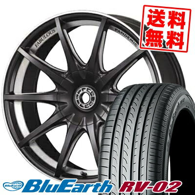 225/50R18 95V YOKOHAMA ヨコハマ BLUE EARTH RV02 ブルーアース RV-02 PANDEMIC LW-10 MONO BLOCK パンデミック LW-10 モノブロック サマータイヤホイール4本セット for 200系ハイエース【取付対象】