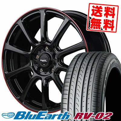 205/65R15 94H YOKOHAMA ヨコハマ BLUE EARTH RV02 ブルーアース RV-02 Rapid Performance ZX10 ラピッド パフォーマンス ZX10 サマータイヤホイール4本セット【取付対象】