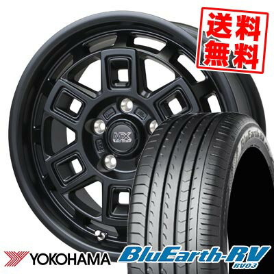 205/55R16 91W ヨコハマ BLUE EARTH RV03 MAD CROSS AEVER サマータイヤホイール4本セット 【取付対象】