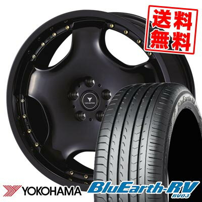 245/45R19 102W ヨコハマ BLUE EARTH RV03 NOVARIS ASSETE D1 サマータイヤホイール4本セット 【取付対象】