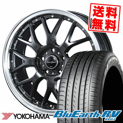 205/55R16 91W ヨコハマ BLUE EARTH RV03 Euro sport Type815 サマータイヤホイール4本セット 【取付対象】