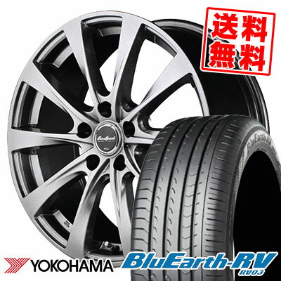 215/50R17 95V YOKOHAMA ヨコハマ BLUE EARTH RV03 ブルーアース RV03 EUROSPEED F10 ユーロスピード F10 サマータイヤホイール4本セット