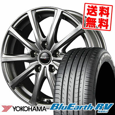 215/65R16 98H ヨコハマ BLUE EARTH RV03 EuroSpeed V25 サマータイヤホイール4本セット 【取付対象】