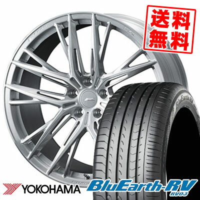 245/40R20 99W YOKOHAMA ヨコハマ BLUE EARTH RV03 ブルーアース RV03 F ZERO FZ-5 エフゼロ FZ-5 サマータイヤホイール4本セット