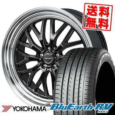 245/45R19 102W ヨコハマ BLUE EARTH RV03 GEXSIS GM210 サマータイヤホイール4本セット 【取付対象】