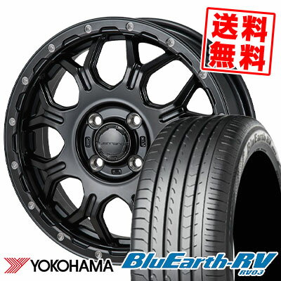 205/55R16 91W ヨコハマ BLUE EARTH RV03 HI-BLOCK Jerrard サマータイヤホイール4本セット 【取付対象】