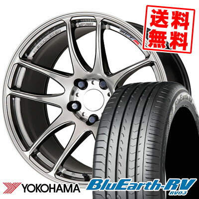 215/50R17 95V YOKOHAMA ヨコハマ BLUE EARTH RV03 ブルーアース RV03 WORK EMOTION CR kiwami ワーク エモーション CR 極 サマータイヤホイール4本セット