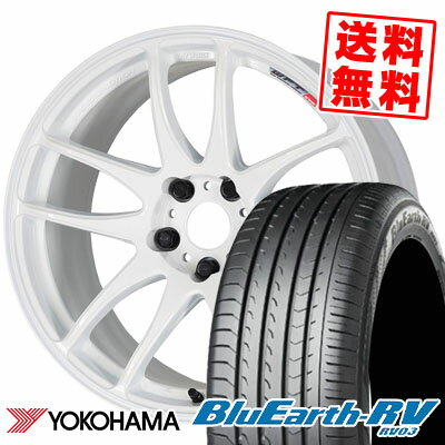 215/50R17 95V YOKOHAMA ヨコハマ BLUE EARTH RV03 ブルーアース RV03 WORK EMOTION CR kiwami ワーク エモーション CR 極 サマータイヤホイール4本セット