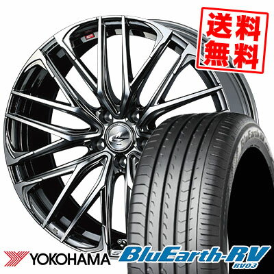 245/40R20 99W YOKOHAMA ヨコハマ BLUE EARTH RV03 ブルーアース RV03 weds LEONIS SK ウェッズ レオニス SK サマータイヤホイール4本セット