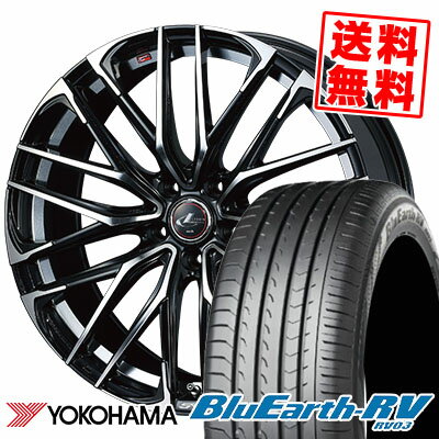 205/65R15 94V ヨコハマ BLUE EARTH RV03 weds LEONIS SK サマータイヤホイール4本セット 【取付対象】