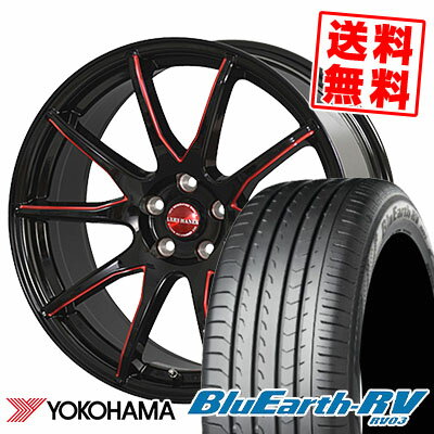 215/45R17 91W ヨコハマ BLUE EARTH RV03 Lxryhanes LH-SPORT LH-015 サマータイヤホイール4本セット 【取付対象】