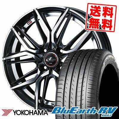 185/60R15 84H ヨコハマ BLUE EARTH RV03 LEONIS LM サマータイヤホイール4本セット 【取付対象】