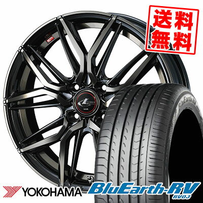 185/60R15 84H ヨコハマ BLUE EARTH RV03 LEONIS LM サマータイヤホイール4本セット 【取付対象】