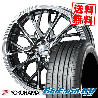 185/60R15 84H ヨコハマ BLUE EARTH RV03 LEONIS MV サマータイヤホイール4本セット 【取付対象】