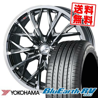 195/60R16 89V ヨコハマ BLUE EARTH RV03 LEONIS MV サマータイヤホイール4本セット 【取付対象】