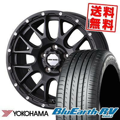 215/65R16 98H ヨコハマ BLUE EARTH RV03 MUDVANCE 08 サマータイヤホイール4本セット 【取付対象】
