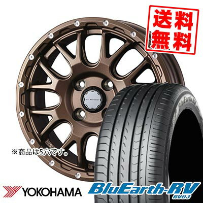 215/65R16 98H ヨコハマ BLUE EARTH RV03 MUDVANCE 08 サマータイヤホイール4本セット 【取付対象】