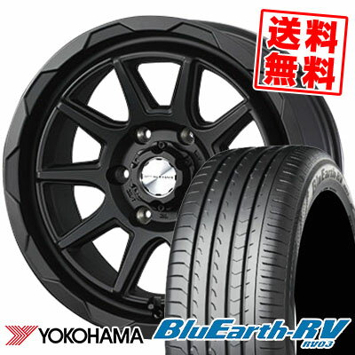 205/55R16 91W ヨコハマ BLUE EARTH RV03 WEDS MUD VANCE06 サマータイヤホイール4本セット 【取付対象】