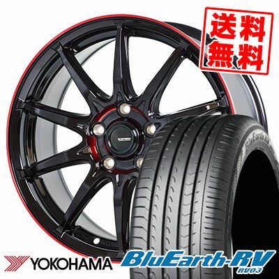 225/45R18 95W YOKOHAMA ヨコハマ BLUE EARTH RV03 ブルーアース RV03 G SPEED P-05R Gスピード P-05R サマータイヤホイール4本セット