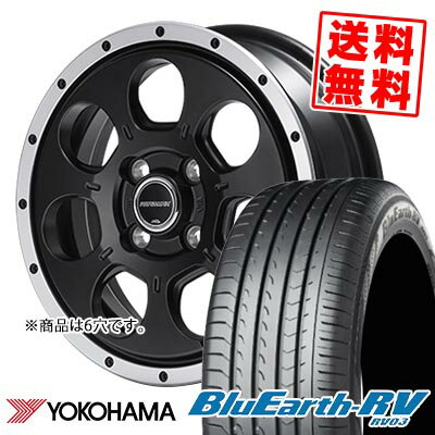 215/65R15 96H ヨコハマ BLUE EARTH RV03 ROADMAX W0-7 サマータイヤホイール4本セット 【取付対象】