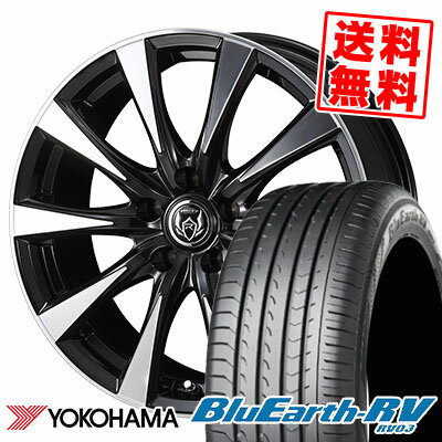 215/45R17 91W ヨコハマ BLUE EARTH RV03 RIZLEY DI サマータイヤホイール4本セット 【取付対象】