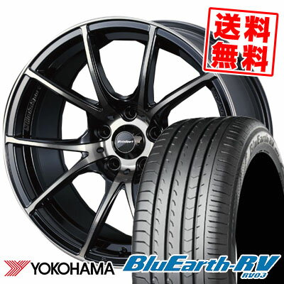 215/45R17 91W ヨコハマ BLUE EARTH RV03 wedsSport SA-10R サマータイヤホイール4本セット 【取付対象】