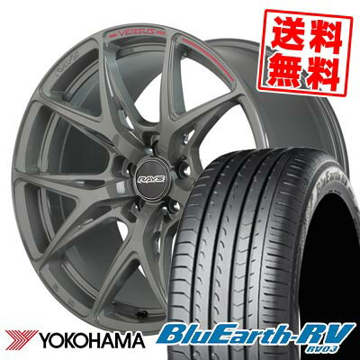 245/40R20 99W ヨコハマ BLUE EARTH RV03 RAYS VERSUS CRAFT COLLECTION VV21S サマータイヤホイール4本セット 【取付対象】