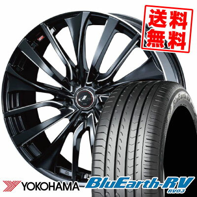 245/40R20 99W YOKOHAMA ヨコハマ BLUE EARTH RV03 ブルーアース RV03 weds LEONIS VT ウエッズ レオニス VT サマータイヤホイール4本セット