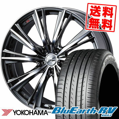 245/40R20 99W YOKOHAMA ヨコハマ BLUE EARTH RV03 ブルーアース RV03 weds LEONIS WX ウエッズ レオニス WX サマータイヤホイール4本セット