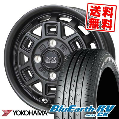165/65R14 79S ヨコハマ BLUE EARTH RV03 CK MAD CROSS AEVER サマータイヤホイール4本セット 【取付対象】