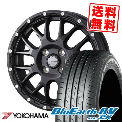 185/70R14 88S YOKOHAMA ヨコハマ BLUE EARTH RV03 CK MUDVANCE 08 マッドヴァンス08 サマータイヤホイール4本セット 【取付対象】