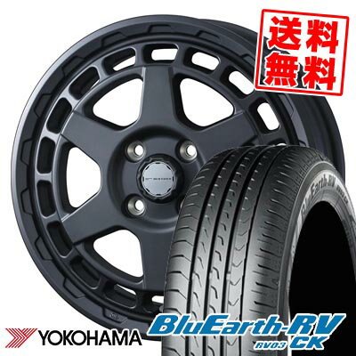 155/65R14 75H ヨコハマ BLUE EARTH RV03 CK MUDVANCE X Type S サマータイヤホイール4本セット 【取付対象】