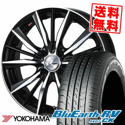 165/60R14 75H YOKOHAMA ヨコハマ BLUE EARTH RV03 CK ブルーアース RV03 CK weds LEONIS VX ウエッズ レオニス VX サマータイヤホイール4本セット