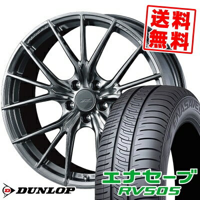 215/45R18 93W XL ダンロップ ENASAVE RV505 WEDS F ZERO FZ-1 サマータイヤホイール4本セット 【取付対象】