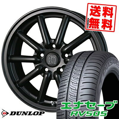 205/55R16 91V ダンロップ ENASAVE RV505 ALGERNON Fenice RX1 サマータイヤホイール4本セット 【取付対象】