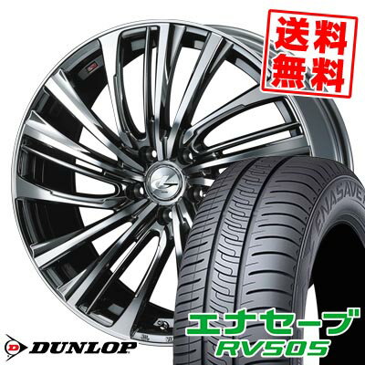 195/60R16 89H ダンロップ ENASAVE RV505 LEONIS FR サマータイヤホイール4本セット 【取付対象】