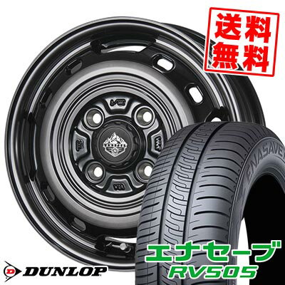 155/65R14 75H DUNLOP ダンロップ ENASAVE RV505 LANDFOOT XFG ランドフット XFG サマータイヤホイール4本セット 【取付対象】