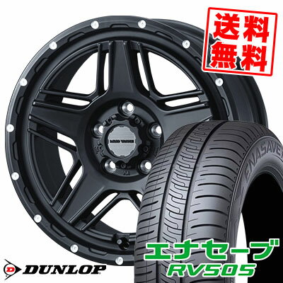215/55R17 94V ダンロップ ENASAVE RV505 MUDVANCE 07 サマータイヤホイール4本セット 【取付対象】