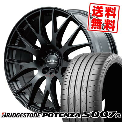 255/30R19 91Y XL ブリヂストン POTENZA S007A HOMURA 2x9PLUS SPORT EDITION サマータイヤホイール4本セット 