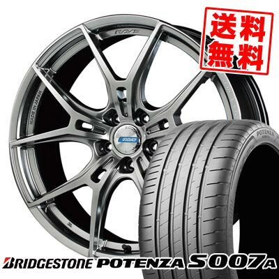 235/35R19 91Y XL ブリヂストン POTENZA S007A gramLIGHTS 57FXZ LIMITED EDITION サマータイヤホイール4本セット 【取付対象】