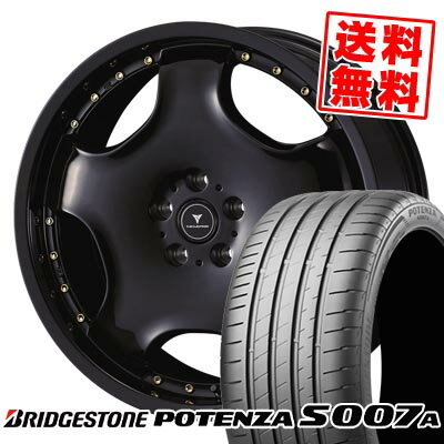 235/30R20 88Y XL ブリヂストン POTENZA S007A NOVARIS ASSETE D1 サマータイヤホイール4本セット 【取付対象】